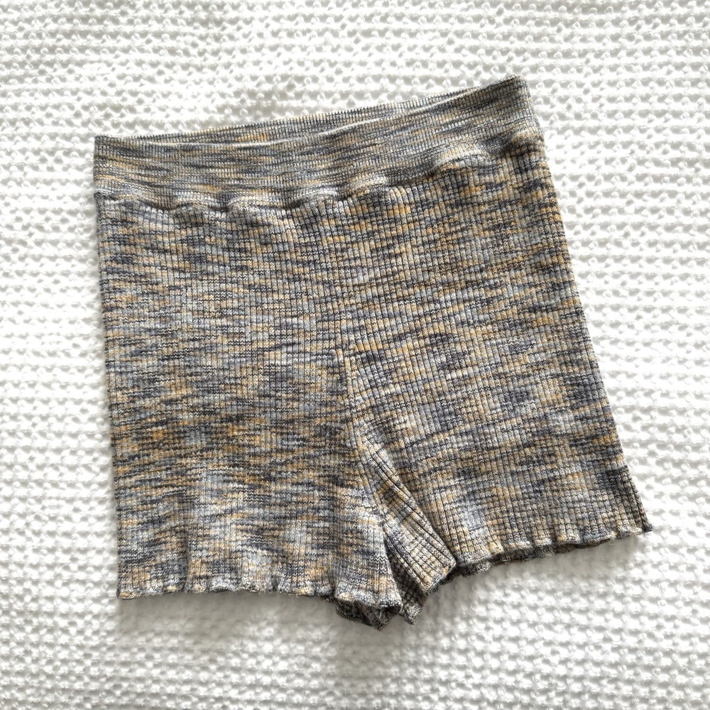 Lovers And Friends Lelani Short Womens Small High Waist Rib Knit Loungwear Beach